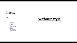 How to create hamburger menu With HTML CSS JAVASCRIPT