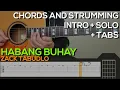 Lagu Zack Tabudlo - Habang Buhay Guitar Tutorial [INTRO, SOLO, CHORDS AND STRUMMING + TABS]