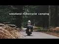 Download Lagu Motorcycle Camping in the woods on a Triumph Bonneville T120