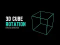 How to Create a 3D Rotating Cube Animation in CSS Easy Tutorial