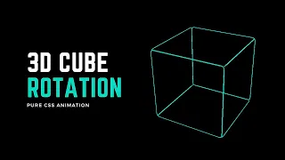 How to Create a 3D Rotating Cube Animation in CSS Easy Tutorial