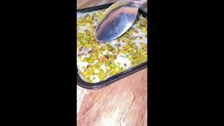 تحلاية الطيبين قشطه مهلبيه مع الجيلو وكنافه مع المهلبيه 