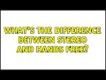 What s the difference between stereo and hands free 2 Solutions