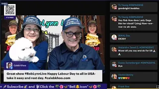 RobLynn Live Sept 4 2023 at 8 PM EDT with live CC