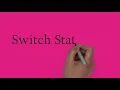 SWITCH CASE STATEMENT EXPLAINED IN FILIPINO