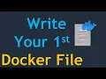 Dockerfile in Telugu How to write Dockerfile How to write 1st Dockerfile Dockerfile basics