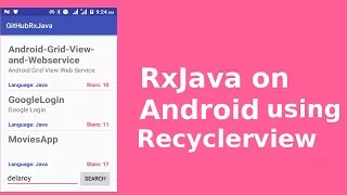 RxJava on Android using Recyclerview