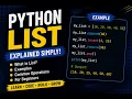 Python List Tutorial with Examples Easy Explanation