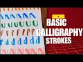 Basic Calligraphy Strokes 8 Basic Strokes Every Beginner Must Learn Master Calligraphy Strokes