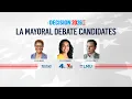 LA mayoral debate live Watch Karen Bass Spencer Pratt Nithya Raman on NBCLA
