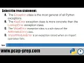 Python PCAP certification - Practice Tests Sample Question www pcap-prep com