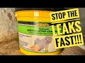 DIY Basement Leak Repair Mixing Applying Hydraulic Cement 4-Minute Tutorial