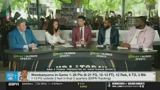 FULL NBA TODAY | ESPN reacts to Knicks and Spurs latest starting lineup for Game 2 NBA Finals
