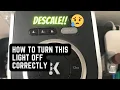 ACTUAL FIX How To Turn Off Descale light on Keurig K Supreme What Keurig won t tell you