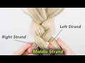 BEGINNERS START HERE How To Braid Hair For Complete Beginners With Hand Placement More