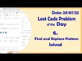 Find and Replace Pattern Leetcode Daily Challenge