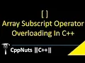 Array Subscript Operator Overloading In C