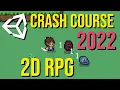 Top Down Action 2D RPG Combat - Player Slime Enemy Damage Physics Crash Course Unity 2022