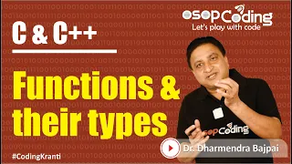 Functions in C Modular Programming Concept User Defined Function C C Tutorial -