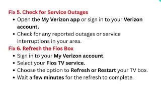 How to Troubleshoot a Verizon Fios Box - Reboot Signal Refresh Error Codes Explained