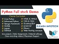 Python full stack demo Full Stack Python Course in Hyderabad full stack with Python DJango