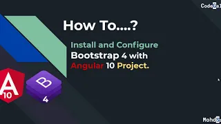 HOW TO Angular 10 Bootstrap 4 Installation Configuration