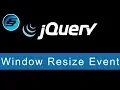 Resize Event - jQuery Ultimate Programming Bible