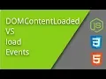 load VS DOMContentLoaded Event