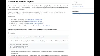 Finance Expense Report from Bank Statement in Python-Categories our Expenses-Avoid Bank Charges