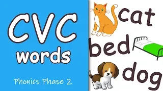 CVC Words Phonics Phase 2 