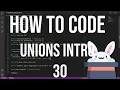 how to code racket - 30 unions intro