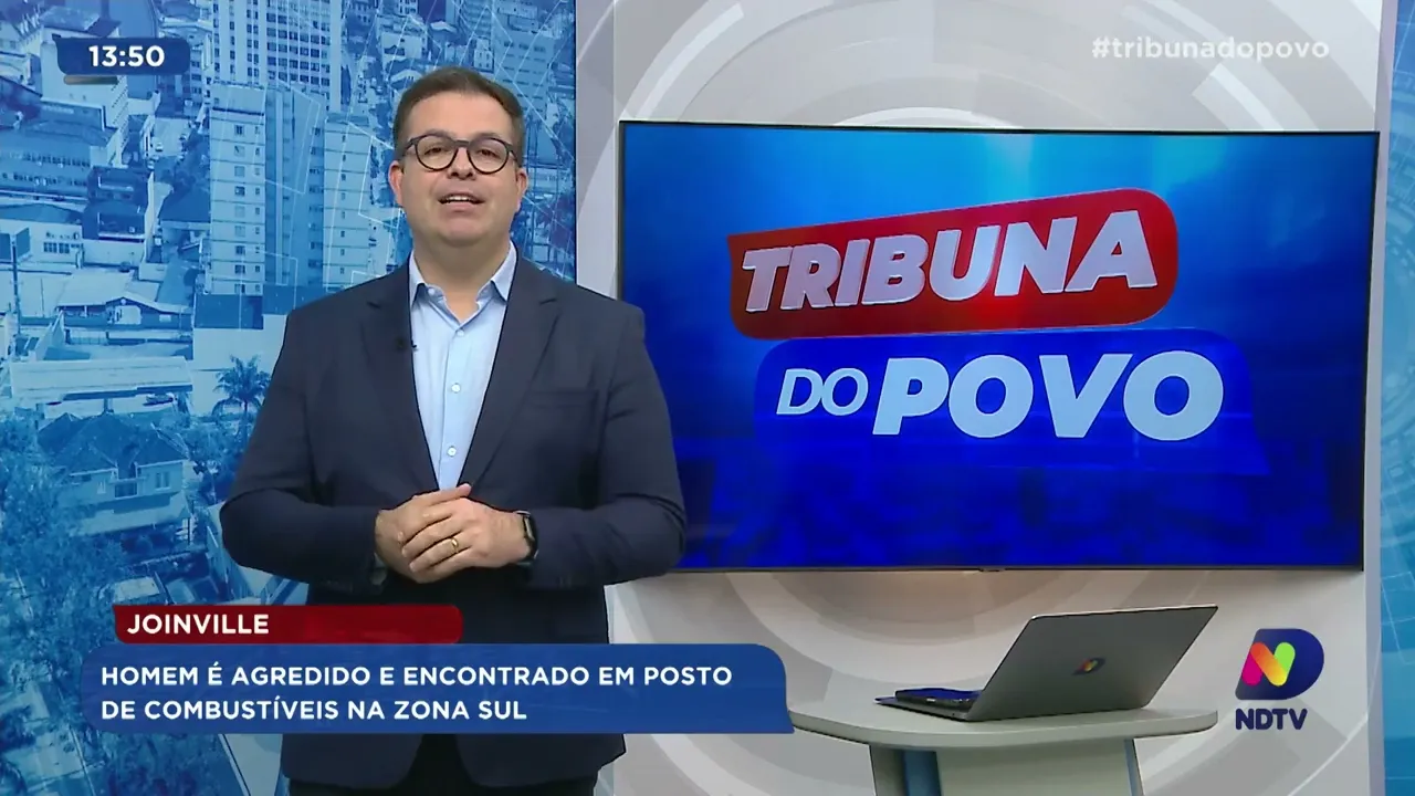 Joinville: homem é agredido e encontrado em posto de combustíveis na zona sul