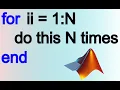 MATLAB - For Loops Part