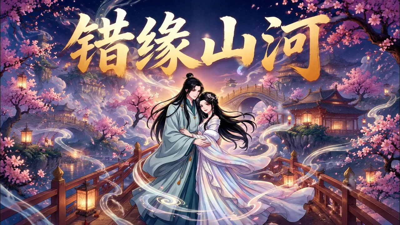 🔔🔔🔔 【错缘山河】許新悅前世錯誤婚嫁終留遺憾,重生後斬斷錯誤姻緣,遇見良人姜珣,自在度日、救助百姓,擁有美滿的一生。 #古代 #ai漫剧 poster