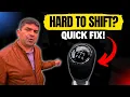 Hard to Shift Manual 6 Common Causes How to fix it