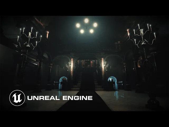 Resident Evil Mansion recreation in Unreal Engine
