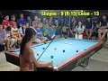 Mortal Enemy In Billiard Rematch! Shayne Acebar 🆚 Heloise Llenares