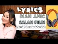 DIAN ANIC - SALAH PILIH || LIRIK