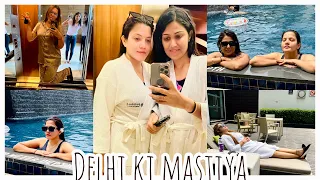 variety in breakfast hotel tour swimming pool ki mastiya delhi part2 sunita pandey vlogs
