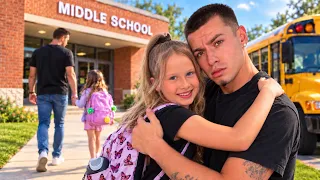 Our Daughter’s First Day Of Middle School!