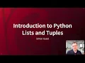 Introduction to Python Lists and Tuples