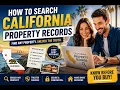How to search California property records