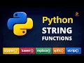 Master Python String Functions Like a Pro Complete Beginner Guide