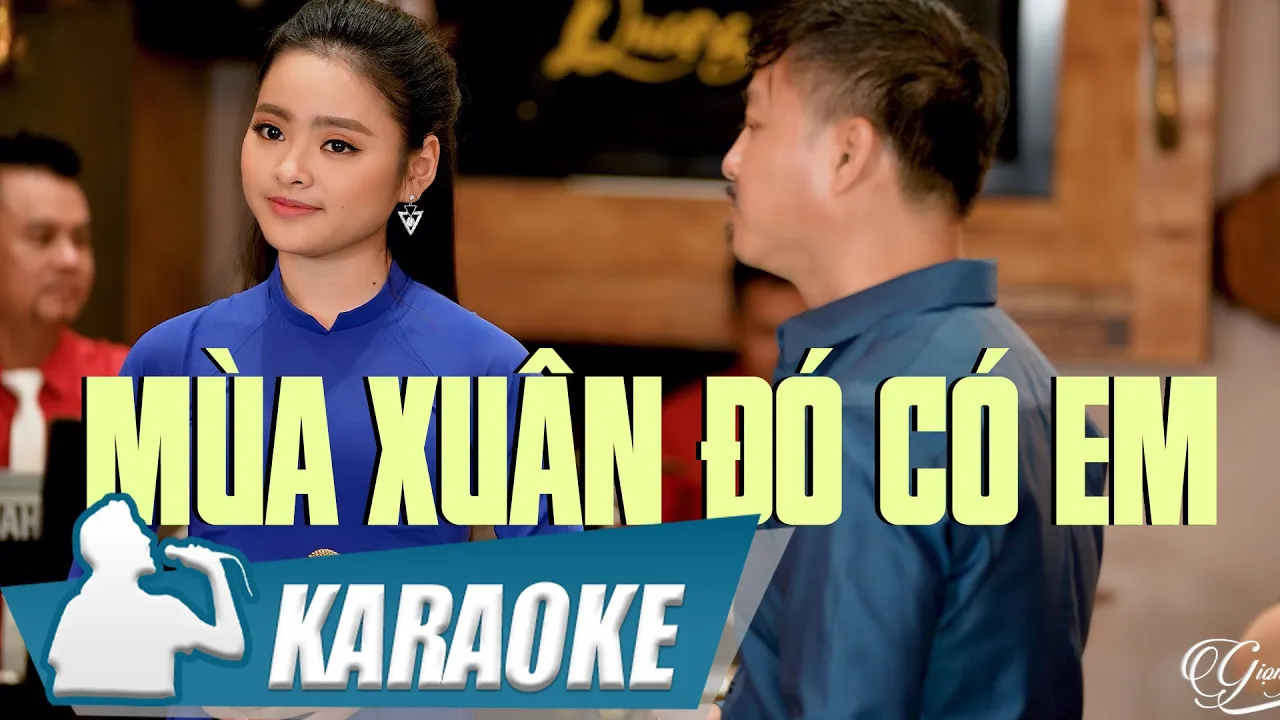 Karaoke Song Ca Mùa Xuân Đó Có Em Quang Lập Thu Hường | Karaoke beat chuẩn Giọng Ca Để Đời
