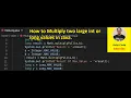 How to Multiply two large int or long values in Java