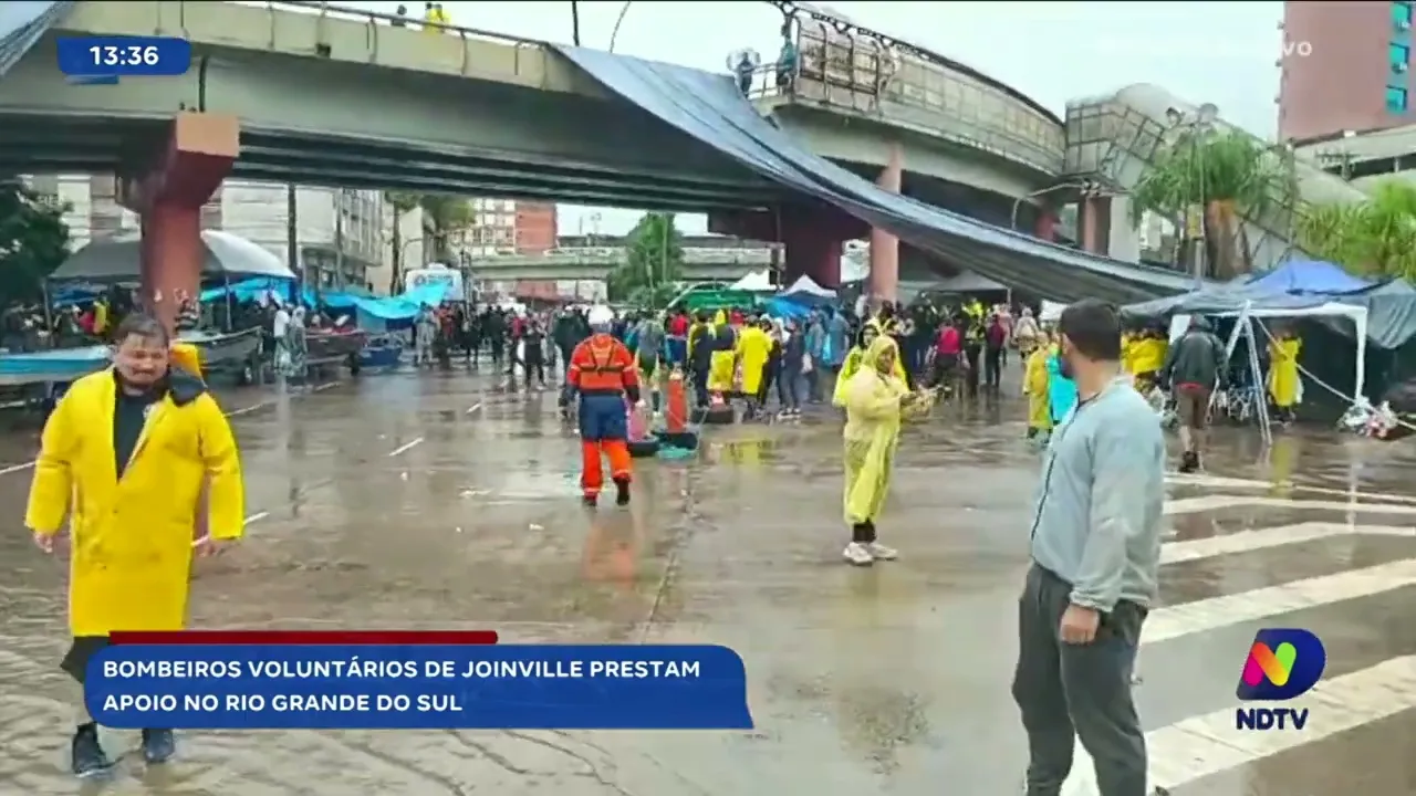 Solidariedade em ação: Bombeiros Voluntários de Joinville ajudam no Rio Grande do Sul