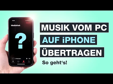 Download MP3 Musik vom Computer auf iPhone übertragen mit iTunes - Tutorial - Testventure