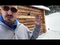 Backer Rod and Caulking Log Home