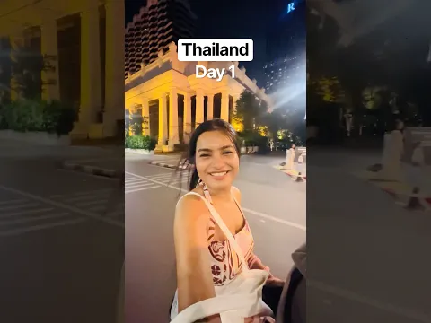 Thailand Day 1 😱 #crafteraditi #thailand #bangkok #shorts #travel  #travelvlog #vlog @CrafterAditi