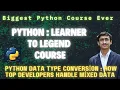 Mastering Python Data Type Conversion int float str More